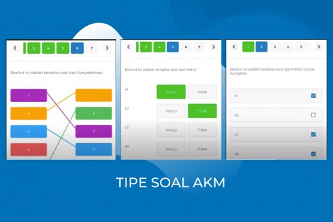 mudah membuat soal AKM